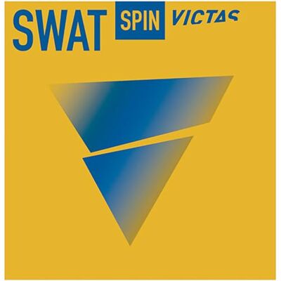VICTAS 2.0 Caoutchouc de tennis de table Spin Tension Backing Soft Swat Spin Noir - Publicité VICTAS 2.0 Caoutchouc de tennis de table Spin Tension Backing Soft Swat Spin Noir - Publicité
