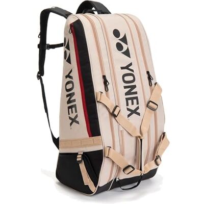 YONEX Gearlogic Raquet Bag Housse de Raquette Tennis Unisex Beige - Publicité YONEX Gearlogic Raquet Bag Housse de Raquette Tennis Unisex Beige - Publicité