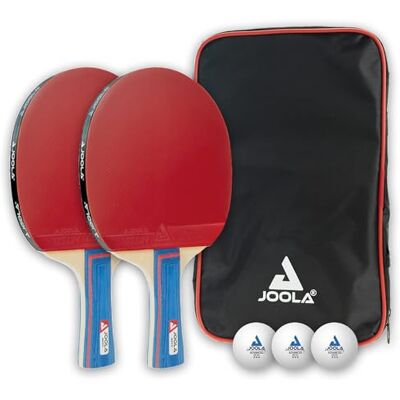 JOOLA DUO Set de tennis de table avec 2 raquettes et 3 balles , taille unique - Publicité JOOLA DUO Set de tennis de table avec 2 raquettes et 3 balles , taille unique - Publicité