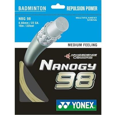YONEX BG-98 Cordage pour Raquette de Badminton 10 m - Publicité YONEX BG-98 Cordage pour Raquette de Badminton 10 m - Publicité