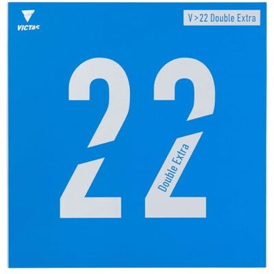 VICTAS Revêtement V > 22 Double Extra Noir 2,0 mm - Publicité VICTAS Revêtement V > 22 Double Extra Noir 2,0 mm - Publicité