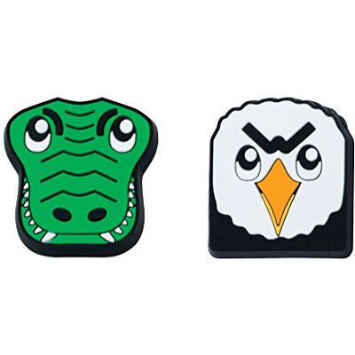 Gamma Raquette Accessoires Zoo Damp Lot de 2 Eagle Gator Amortisseur, Multicolore, s - Publicité Gamma Raquette Accessoires Zoo Damp Lot de 2 Eagle Gator Amortisseur, Multicolore, s - Publicité