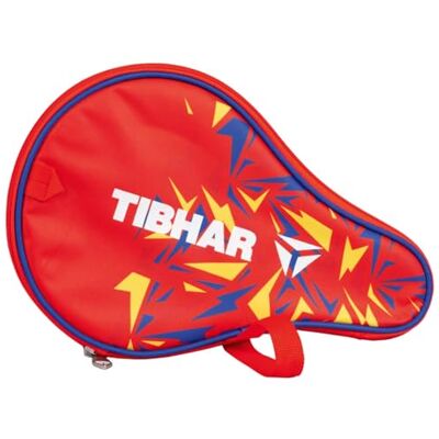 Tibhar Housse ronde avec compartiment pour balles Spectra/tennis de table (rouge/bleu) - Publicité Tibhar Housse ronde avec compartiment pour balles Spectra/tennis de table (rouge/bleu) - Publicité