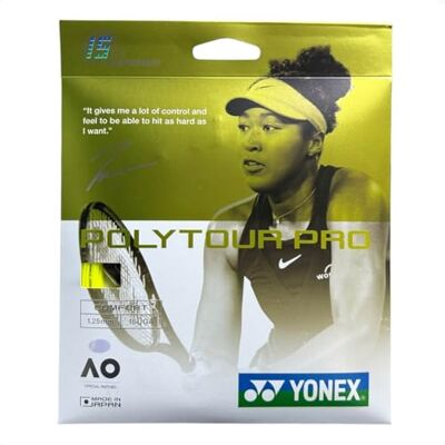 YONEX Poly Tour Pro 125 Set 15Th Anniversary Tennis Cordage en Garniture Monofilament 1,25 - Publicité YONEX Poly Tour Pro 125 Set 15Th Anniversary Tennis Cordage en Garniture Monofilament 1,25 - Publicité