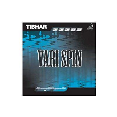 Gomme de tennis de table Tibhar Vari Spin - Rouge - Publicité Gomme de tennis de table Tibhar Vari Spin - Rouge - Publicité