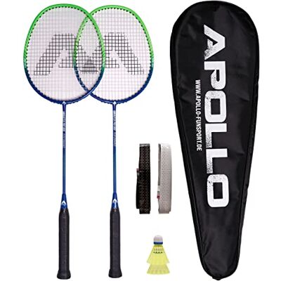 Apollo Kit de Badminton, 2 Raquettes en Carbone Composite - Publicité Apollo Kit de Badminton, 2 Raquettes en Carbone Composite - Publicité