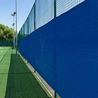 Vermont Filets Brise Vent Tennis Brise Vue de Tennis Protection Professionnelle pour Terrain de Tennis Fixations Compris Noir/Bleu/Vert - Publicité Vermont Filets Brise Vent Tennis Brise Vue de Tennis Protection Professionnelle pour Terrain de Tennis Fixations Compris Noir/Bleu/Vert - Publicité