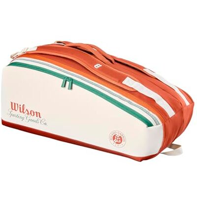 Wilson Roland Garros 2026 SESSIONSOIRE Sac pour raquettes de tennis de 2 à 9 raquettes (basé sur des raquettes moyennes) - Publicité Wilson Roland Garros 2026 SESSIONSOIRE Sac pour raquettes de tennis de 2 à 9 raquettes (basé sur des raquettes moyennes) - Publicité