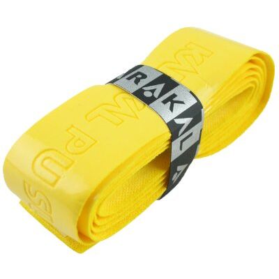 Karakal PU Grip de rechange pour raquette de tennis, squash, badminton, jaune, 6 Grips - Publicité Karakal PU Grip de rechange pour raquette de tennis, squash, badminton, jaune, 6 Grips - Publicité