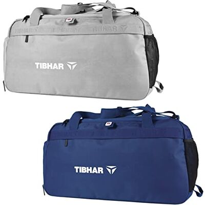 Sac de tennis de table Tibhar Hong-Kong avec poches latérales Sac d'entraînement et de voyage Gris marine - Publicité Sac de tennis de table Tibhar Hong-Kong avec poches latérales Sac d'entraînement et de voyage Gris marine - Publicité