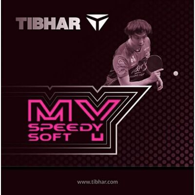 Tibhar Speedy Soft My Revêtement de tennis de table Noir 1,6 mm - Publicité Tibhar Speedy Soft My Revêtement de tennis de table Noir 1,6 mm - Publicité