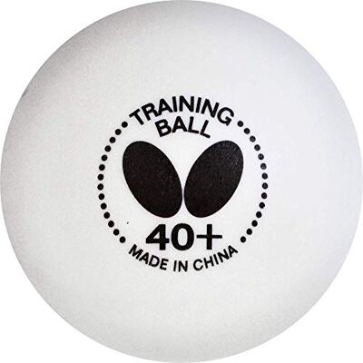 Butterfly Ballon d'entraînement 40+ 40+ balle utilisée pour l'entraînement – Disponible en boîte de 6 ou 120 balles d'entraînement blanches – Comparable à une balle à trois étoiles et parfaite pour la - Publicité Butterfly Ballon d'entraînement 40+ 40+ balle utilisée pour l'entraînement – Disponible en boîte de 6 ou 120 balles d'entraînement blanches – Comparable à une balle à trois étoiles et parfaite pour la - Publicité
