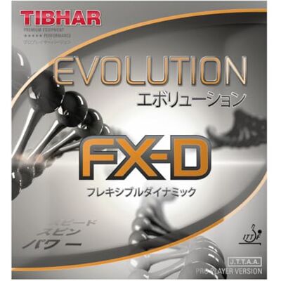 Tibhar Plaquette Evolution FX-D Noir 2,0 mm - Publicité Tibhar Plaquette Evolution FX-D Noir 2,0 mm - Publicité