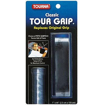 Tourna Classique Tour Grip de Tennis de Remplacement de Prise en Main Classique Tour Grip de Tennis de Remplacement de Prise en Main, Tourna Classic Tour Grip Tennis Replacement Grip Black, Noir - Publicité Tourna Classique Tour Grip de Tennis de Remplacement de Prise en Main Classique Tour Grip de Tennis de Remplacement de Prise en Main, Tourna Classic Tour Grip Tennis Replacement Grip Black, Noir - Publicité