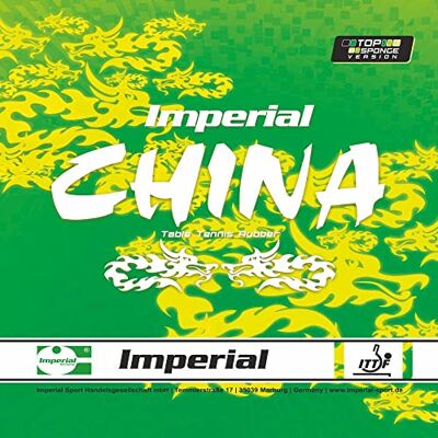 Imperial China Top Sponge (1,5 mm – noir) – Revêtement de tennis de table en Chine ITTF Spécial TTF – Spécial tennis de table - Publicité Imperial China Top Sponge (1,5 mm – noir) – Revêtement de tennis de table en Chine ITTF Spécial TTF – Spécial tennis de table - Publicité