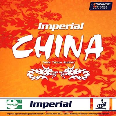 Imperial China Orange Sponge Revêtement de Tennis de Table Chinois Picots intérieurs Allround Homologué ITTF - Publicité Imperial China Orange Sponge Revêtement de Tennis de Table Chinois Picots intérieurs Allround Homologué ITTF - Publicité