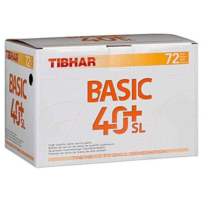 TIBHAR 40+ SL Basic Balles d'entraînement - Publicité TIBHAR 40+ SL Basic Balles d'entraînement - Publicité