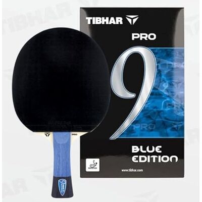 Tibhar Pro Blue Edition Raquette de tennis de table Raquette de TT avec approbation ITTF - Publicité Tibhar Pro Blue Edition Raquette de tennis de table Raquette de TT avec approbation ITTF - Publicité