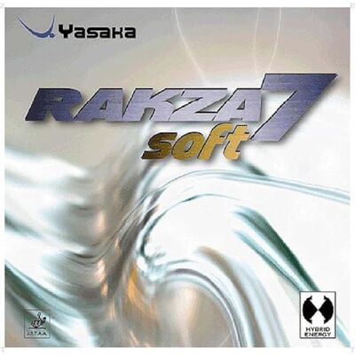 Yasaka Rakza 7 Soft en caoutchouc de Tennis de Table noir Noir 2.0mm - Publicité Yasaka Rakza 7 Soft en caoutchouc de Tennis de Table noir Noir 2.0mm - Publicité