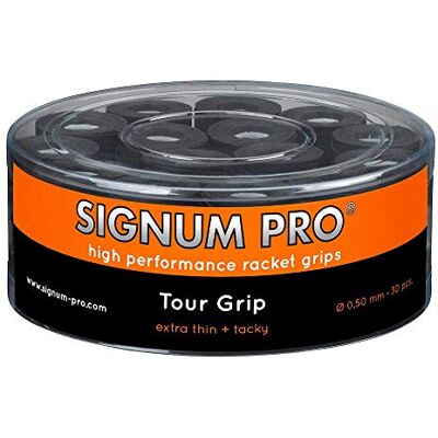 Signum Pro Tour Grip Pack de 30 Surgrip de Tennis - Publicité Signum Pro Tour Grip Pack de 30 Surgrip de Tennis - Publicité