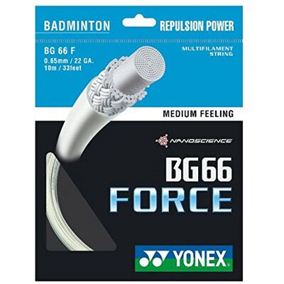 YONEX BG 66 Force Badminton String Set - Publicité YONEX BG 66 Force Badminton String Set - Publicité
