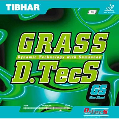 Tibhar Revêtement Grass D.TecS GS, noir, OX - Publicité Tibhar Revêtement Grass D.TecS GS, noir, OX - Publicité