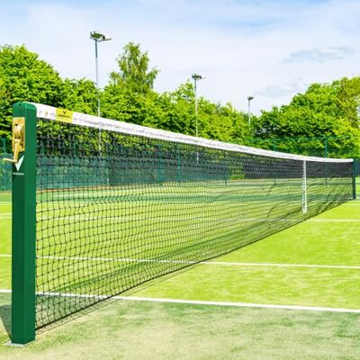 Vermont Filet de Tennis 12,8m de Qualité Professionnelle (3,5mm) - Publicité Vermont Filet de Tennis 12,8m de Qualité Professionnelle (3,5mm) - Publicité