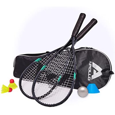 Apollo Kit Raquettes de Badminton et Squash, Différentes Couleurs - Publicité Apollo Kit Raquettes de Badminton et Squash, Différentes Couleurs - Publicité