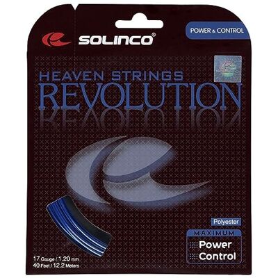 Solinco Révolution de Cordes Bleu Bleu 1.2 mm - Publicité Solinco Révolution de Cordes Bleu Bleu 1.2 mm - Publicité