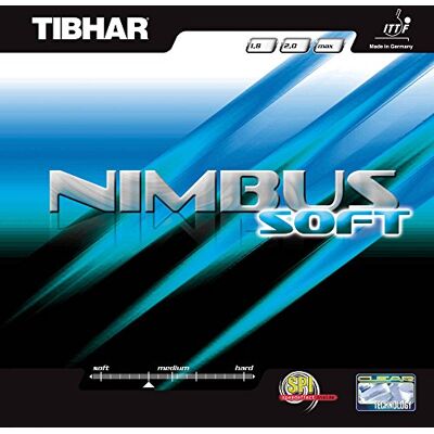 Tibhar Nimbus Revêtement Soft, TT, Nouveau, avec Livraison M Noir Noir - Publicité Tibhar Nimbus Revêtement Soft, TT, Nouveau, avec Livraison M Noir Noir - Publicité