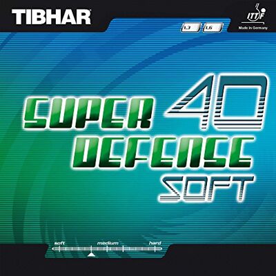 Tibhar belag Super Defense 40 Soft, noir - Publicité Tibhar belag Super Defense 40 Soft, noir - Publicité