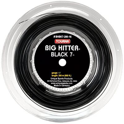 Tourna Big Hitter Black 7 Ultimate Spin Corde, Bobine Noir 7 - Publicité Tourna Big Hitter Black 7 Ultimate Spin Corde, Bobine Noir 7 - Publicité