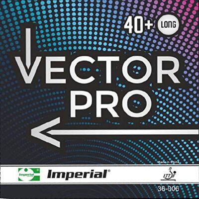 Imperial Vector Pro Revêtement de Tennis de Table Chinois Picots Longs Défensif Homologué ITTF - Publicité Imperial Vector Pro Revêtement de Tennis de Table Chinois Picots Longs Défensif Homologué ITTF - Publicité