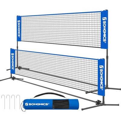 SONGMICS Filet de Pickleball Portable pour Tennis de Badminton Volleyball Bleu - Publicité SONGMICS Filet de Pickleball Portable pour Tennis de Badminton Volleyball Bleu - Publicité