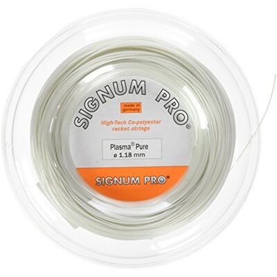 SIGNUM PRO Plasma Pure Bobine Cordage de Tennis Blanc 1,23 mm x 200 m - Publicité SIGNUM PRO Plasma Pure Bobine Cordage de Tennis Blanc 1,23 mm x 200 m - Publicité