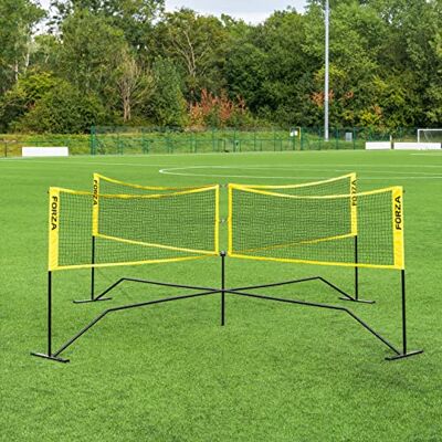 FORZA Filet de X pour Le Tennis-Ballon Hauteur réglable 2 ou 4 jouers - Publicité FORZA Filet de X pour Le Tennis-Ballon Hauteur réglable 2 ou 4 jouers - Publicité