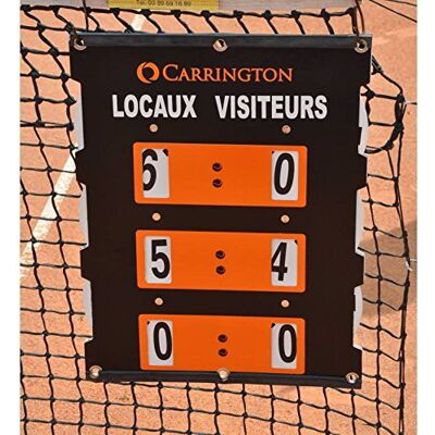 Tableau de Score de Terrain de Tennis Français Carrington - 82x58cm - Publicité Tableau de Score de Terrain de Tennis Français Carrington - 82x58cm - Publicité