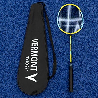 Vermont Raquette de Badminton Tyro – Raquettes en Acier & Aluminium avec Housse (53cm, 58cm & 68,5cm) (68,5cm Senior) - Publicité Vermont Raquette de Badminton Tyro – Raquettes en Acier & Aluminium avec Housse (53cm, 58cm & 68,5cm) (68,5cm Senior) - Publicité