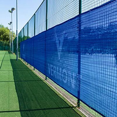 Vermont Filets Brise Vent Tennis Brise Vue de Tennis Protection Professionnelle pour Terrain de Tennis Fixations Compris Noir/Bleu/Vert - Publicité Vermont Filets Brise Vent Tennis Brise Vue de Tennis Protection Professionnelle pour Terrain de Tennis Fixations Compris Noir/Bleu/Vert - Publicité