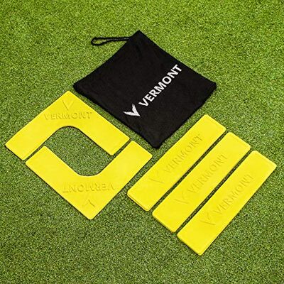 Vermont Lignes de Délimitation pour Courts de Tennis – Marqueurs de Terrain en Caoutchouc Jaune Fluorescent Usage Facile Sac de Transport Haute Qualité Inclus - Publicité Vermont Lignes de Délimitation pour Courts de Tennis – Marqueurs de Terrain en Caoutchouc Jaune Fluorescent Usage Facile Sac de Transport Haute Qualité Inclus - Publicité