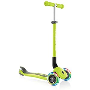 Globber Primo Foldable Lights Trottinette Pliable, Lumineuse à 3 Roues pour Les Enfants âgés de 3 à 7 Ans +, Vert Citron - Publicité Globber Primo Foldable Lights Trottinette Pliable, Lumineuse à 3 Roues pour Les Enfants âgés de 3 à 7 Ans +, Vert Citron - Publicité