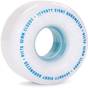 RICTA WHEEL DYNAMICS RICTA Clouds Jeu de 4 Roues Blanc 52 mm - Publicité RICTA WHEEL DYNAMICS RICTA Clouds Jeu de 4 Roues Blanc 52 mm - Publicité