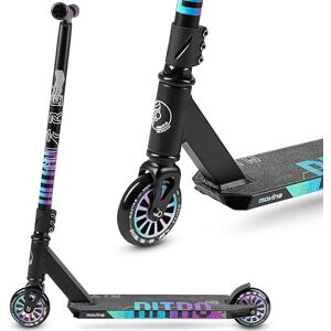 Trottinette Freestyle Movino Nitro Pro Stunt Trick Scooter Roulements ABEC 9 Trottinette Résistante aux Acrobaties Roues de 100mm Poids 3,5kg Aluminium 6061 - Publicité Trottinette Freestyle Movino Nitro Pro Stunt Trick Scooter Roulements ABEC 9 Trottinette Résistante aux Acrobaties Roues de 100mm Poids 3,5kg Aluminium 6061 - Publicité