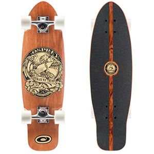 Osprey in Skate We Trust Single Kick Skateboard Mini Cruiser Noir/Marron - Publicité Osprey in Skate We Trust Single Kick Skateboard Mini Cruiser Noir/Marron - Publicité