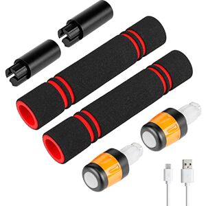 Fututech LED Voyant d'Avertissement Etanche et Guidon d'Extension pour Xiaomi M365 Pro Pro2 1S Mi3 pour Segway Ninebot ES1 2 3 4 5 E22 E25 Clignotant Trottinette Scooter Electrique (B/Noir/Orange) - Publicité Fututech LED Voyant d'Avertissement Etanche et Guidon d'Extension pour Xiaomi M365 Pro Pro2 1S Mi3 pour Segway Ninebot ES1 2 3 4 5 E22 E25 Clignotant Trottinette Scooter Electrique (B/Noir/Orange) - Publicité