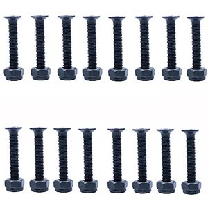 ANCLLO Lot de 16 vis de rechange pour skateboard et longboard 35 mm Noir - Publicité ANCLLO Lot de 16 vis de rechange pour skateboard et longboard 35 mm Noir - Publicité
