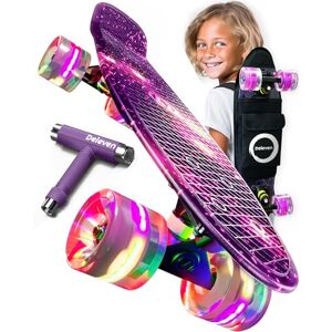 D Deleven Skateboard Enfant Fille Cruiser Planche de Skate Board Débutant Mini 6 Ans en Plastique - Publicité D Deleven Skateboard Enfant Fille Cruiser Planche de Skate Board Débutant Mini 6 Ans en Plastique - Publicité
