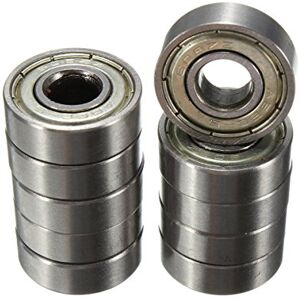 Phyachelo Lot de 10 roues ABEC-5 608ZZ 8 x 22 x 7 mm pour skateboard et scooter - Publicité Phyachelo Lot de 10 roues ABEC-5 608ZZ 8 x 22 x 7 mm pour skateboard et scooter - Publicité