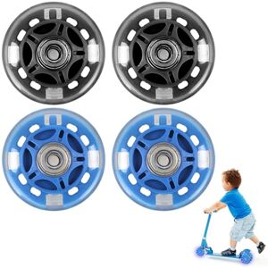 Vegena 4 Pièces Roues de Scooter Lumineuses, Roues de Trottinette, Roue Trottinette Freestyle, 80mm Scooter Replacement Wheels, Roues de Remplacement City Scooter avec ABEC-9, pour Trottinette Stunt Scooter - Publicité Vegena 4 Pièces Roues de Scooter Lumineuses, Roues de Trottinette, Roue Trottinette Freestyle, 80mm Scooter Replacement Wheels, Roues de Remplacement City Scooter avec ABEC-9, pour Trottinette Stunt Scooter - Publicité