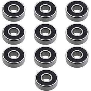 eMagTech 10pcs 608RS ABEC-11 Roulements de Planche à roulettes Billes à Gorge Profonde Double Scellé Blindé 8x22x7mm pour Patins à roulettes Roues de Scooter Imprimante 3D - Publicité eMagTech 10pcs 608RS ABEC-11 Roulements de Planche à roulettes Billes à Gorge Profonde Double Scellé Blindé 8x22x7mm pour Patins à roulettes Roues de Scooter Imprimante 3D - Publicité